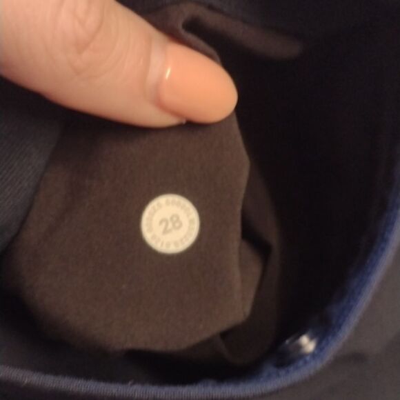 Lululemon Commission Pant Slim True Navy size 28 trouser - Picture 11 of 16